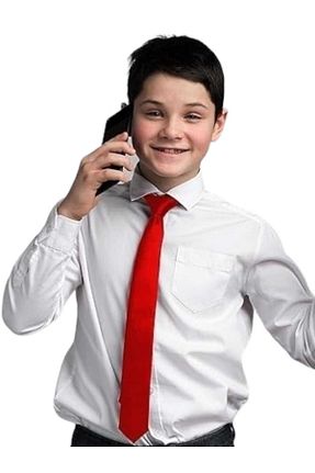 کراوات قرمز بچه گانه پلی استر Trenderrs - کد 788651199