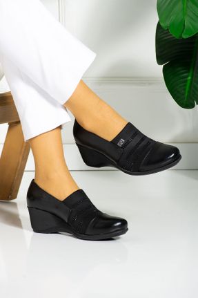 کفش کلاسیک مشکی زنانه پاشنه کوتاه ( 4 - 1 cm ) کد 788658418