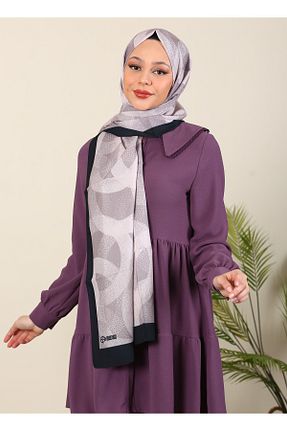 شال قهوه ای زنانه Medine İpeği hijabchi - کد 788686531