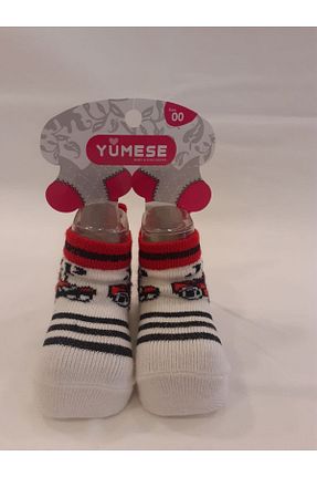 جوراب بژ بچه گانه پنبه ای Yümese Çorap - کد 788683379