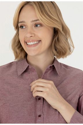 پیراهن قهوه ای زنانه اسلیم فیت U.S. Polo Assn. - کد 788758465