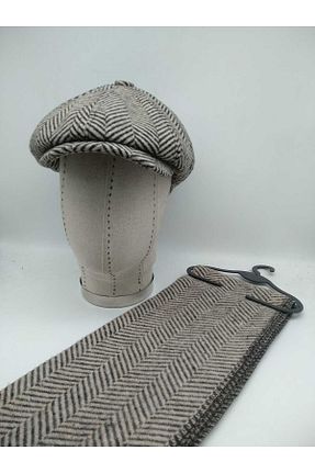 کلاه بژ زنانه پشمی Shopiolog - کد 788935470