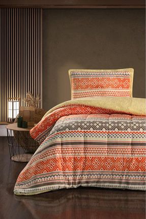 پتو تکنفره زرد پلی استر Mürdüm Home - کد 779399300