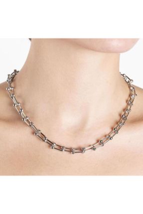 گردنبند استیل زنانه فولاد ( استیل ) کد 639691662