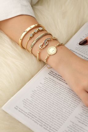 دستبند جواهر زنانه برنز کد 789146487