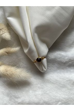 انگشتر جواهر طلائی زنانه سنگ طبیعی PelvedDesign - کد 789417554