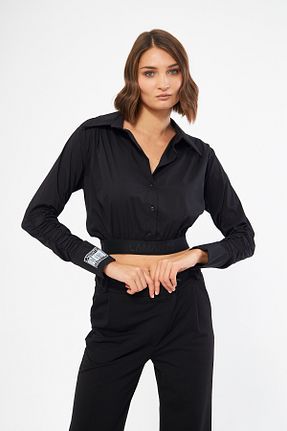 پیراهن مشکی زنانه کراپ LAMANTE - کد 789442721
