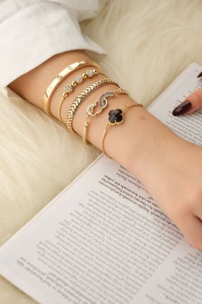 دستبند جواهر زنانه برنز کد 789146113