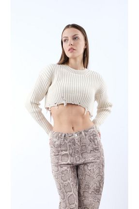 پلیور نباتی زنانه ساده Miapiashop - کد 789261434