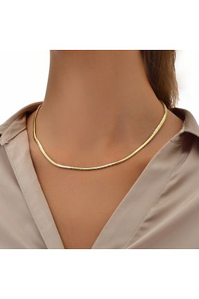 گردنبند طلا طلائی زنانه 14 عیار NİSERAJEWELLERY - کد 789286337