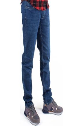 شلوار جین آبی مردانه پاچه تنگ فاق افتاده کد 789440880