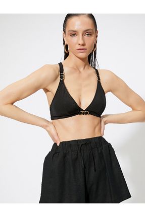 شلوارک و برمودا مشکی زنانه Relaxed Koton - کد 691040943