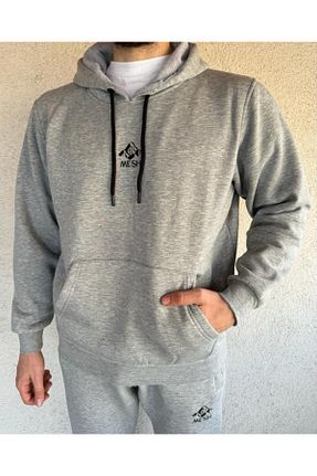 ست بالاتنه و پائین تنه طوسی زنانه بافت Mesh - کد 789296074