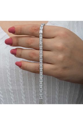 دستبند نقره زنانه کد 789356246