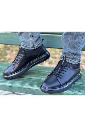کفش کژوال مشکی مردانه چرم خالص erenimstore - کد 782797477