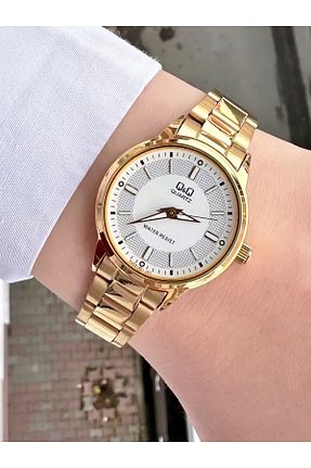 ساعت مچی طلائی زنانه 36-40 میلی متر Q&Q - کد 789440951