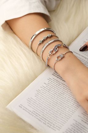 دستبند جواهر زنانه برنز کد 789146127