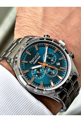 ساعت مچی طوسی مردانه 46-50 میلی متر Ferrucci - کد 789195676