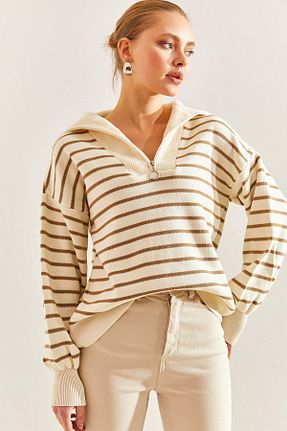 پلیور بژ زنانه رگولار Bianco Lucci - کد 789216852