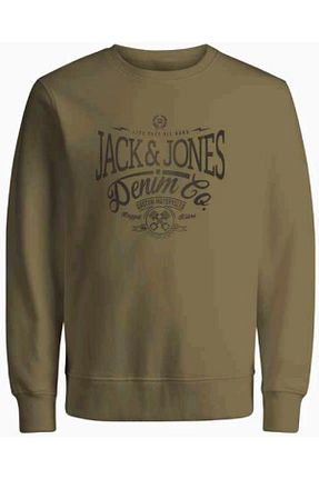 سوئیشرت صورتی مردانه ساده Jack & Jones - کد 789250367