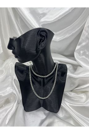 گردنبند استیل ( فولاد ) مردانه استیل (فولاد) Yıldız Accessory - کد 789303988