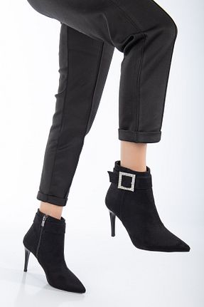 بوت / نیم بوت مشکی زنانه جیر SUENO SHOES - کد 783423487