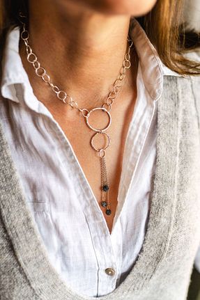 گردنبند نقره زنانه 925 عیار iz jewelry - کد 789424345