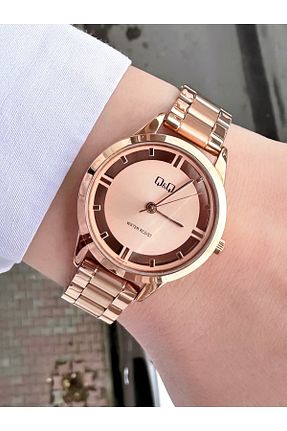 ساعت مچی صورتی زنانه 31-35 میلی متر Q&Q - کد 789442560