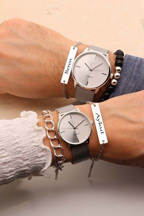 ست ساعت مچی طوسی زنانه فلزی Northwatch - کد 789475527