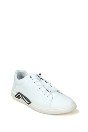 کفش کژوال سفید مردانه پاشنه کوتاه ( 4 - 1 cm ) پاشنه ساده کد 313982080