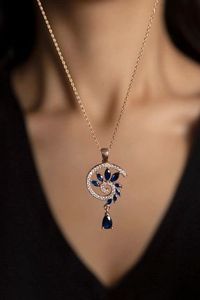 گردنبند نقره صورتی زنانه 925 عیار Sinsirella - کد 790041336