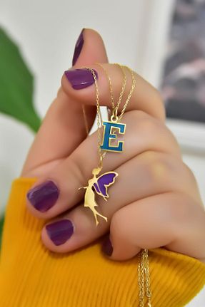 گردنبند نقره طلائی زنانه 925 عیار Sinsirella - کد 790042781