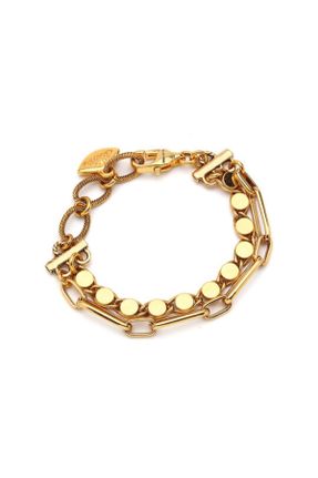 دستبند جواهر طلائی زنانه برنز کد 669604968