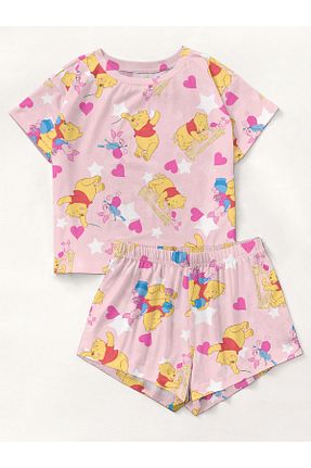 ست لباس راحتی زرشکی زنانه چاپی PEMBİŞ HOMEWEAR - کد 789991441
