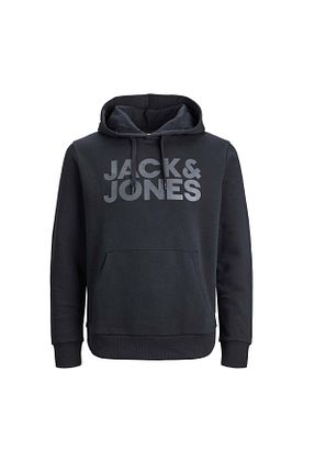 سوئیشرت مشکی مردانه ساده Jack & Jones - کد 789992964