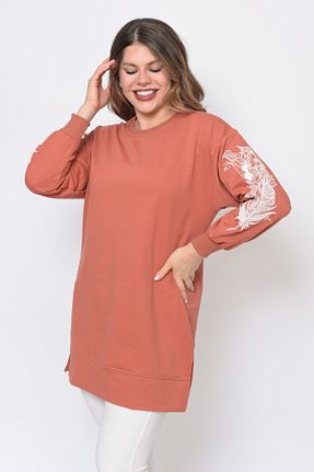 تونیک نارنجی زنانه بافتنی Birol Triko - کد 790065826