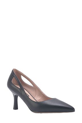 کفش پاشنه بلند کلاسیک مشکی زنانه PU Nine West - کد 789609128