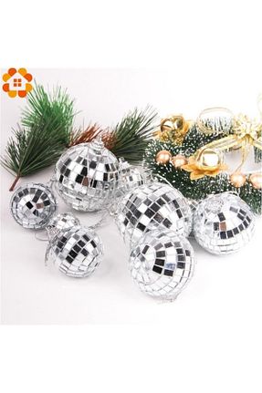 تزئینات کریسمس طوسی HerşeyVarBurda - کد 789738634