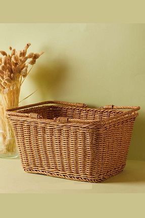 سبد قهوه ای پلاستیک SepetçiBaba - کد 789652154