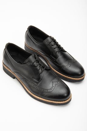 کفش کژوال مشکی مردانه چرم مصنوعی پاشنه کوتاه ( 4 - 1 cm ) پاشنه ساده کد 311154739
