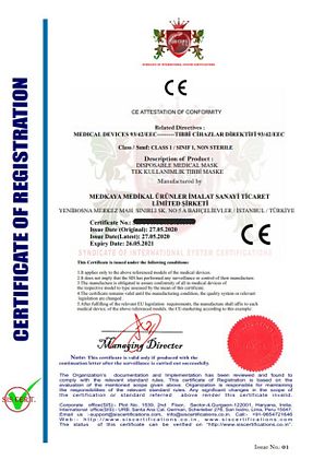ماسک FFP و N95 سفید Medkaya - کد 789831118