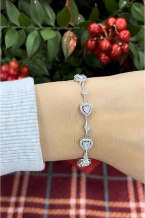 دستبند نقره زنانه 925 عیار 925KOLYE - کد 789720037