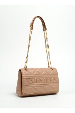 کیف دستی بژ زنانه چرم مصنوعی Valentino - کد 789607072