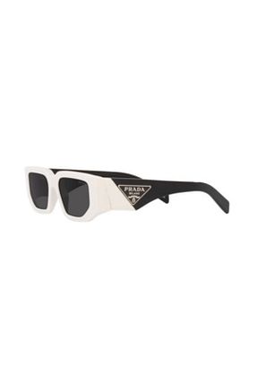 عینک آفتابی سفید زنانه UV400 Prada - کد 789833030
