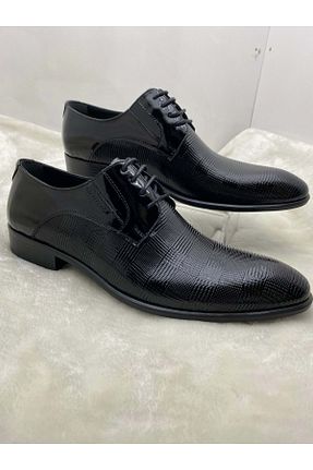 کفش کلاسیک مشکی مردانه پاشنه کوتاه (1 - 4 سانتی متر) ÇİĞDEM KUNDURA - کد 653339758