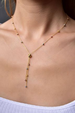 گردنبند نقره صورتی زنانه 925 عیار Sinsirella - کد 790042181