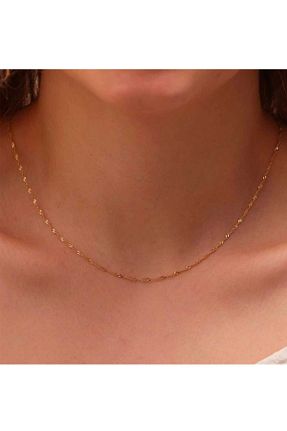 گردنبند نقره طلائی زنانه 925 عیار Sinsirella - کد 790043216