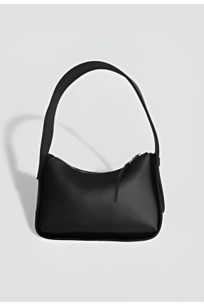 کیف دستی مشکی زنانه سایز کوچک چرم مصنوعی کد 788117541