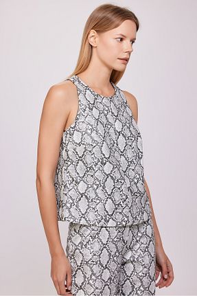 بلوز نباتی زنانه ساده Berr-ın - کد 789982963