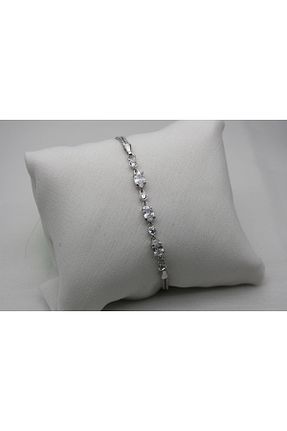 دستبند نقره سفید زنانه 925 عیار EZİLA SİLVER - کد 790078866
